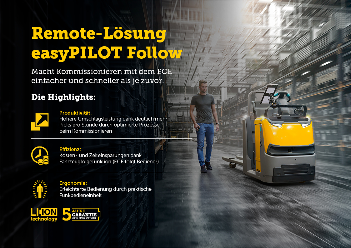Content CeMAT easyPILOT Follow