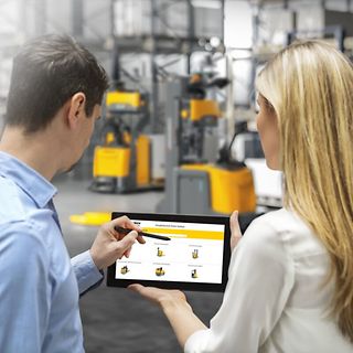 Jungheinrich Parts Online, ERC215a, ERE225a, Tablet