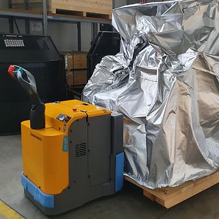 Vozík s prodlouženými vidlemi ve společnosti Mayer & Cie.