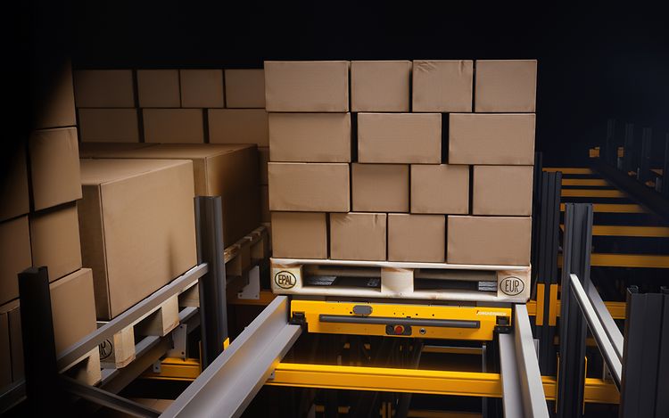 Stage Shuttle-Kompaktlagersystem