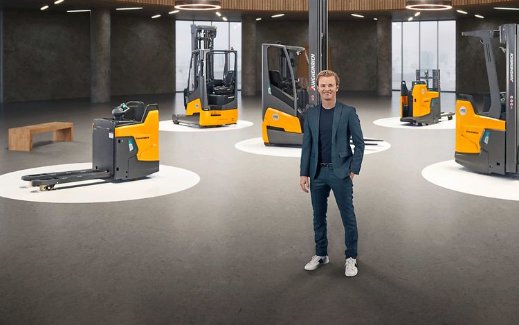 Nico Rosberg a Jungheinrich