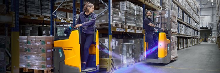 Carrelli con tecnologia agli ioni di litio - sicurezza