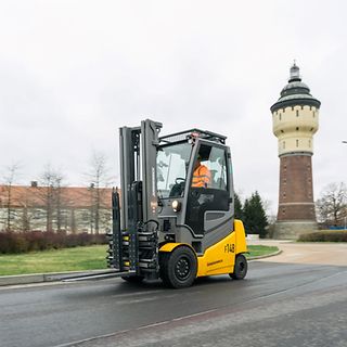 Elektrické vozíky Jungheinrich v Plzeňském Prazdroji