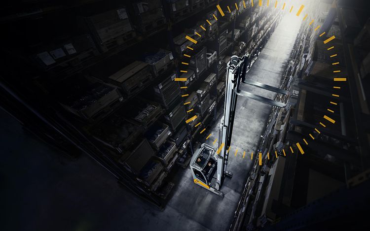 Stage Schubmaststapler