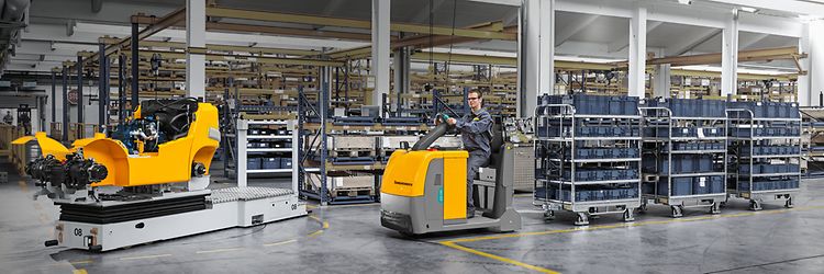 Wózki widłowe w nowoczesnym magazynie