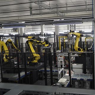 Samstemte roboter hos Asko Oslofjord