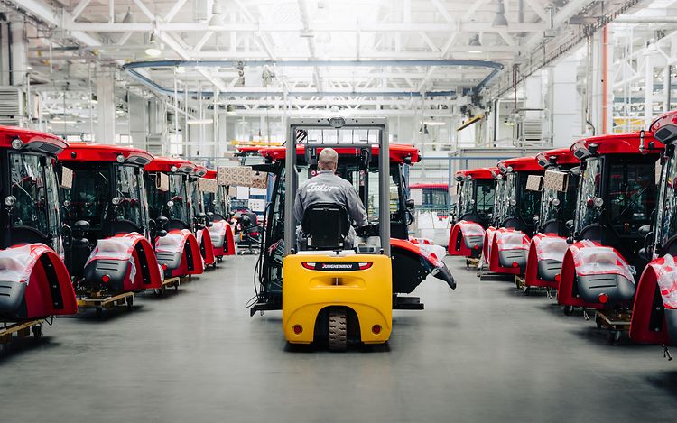 Vozíky Jungheinrich ve společnosti ZETOR TRACTORS a.s.