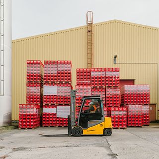 Vozíky Jungheinrich v Coca-Cole