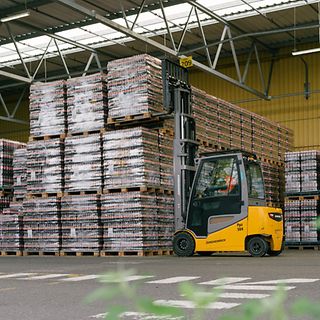 Vozíky Jungheinrich v Coca-Cole