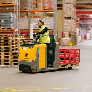 Vozíky Jungheinrich v Coca-Cole