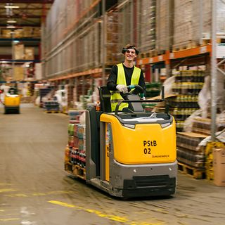 Vozíky Jungheinrich v Coca-Cole