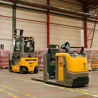 Vozíky Jungheinrich v Coca-Cole