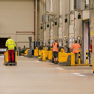 Vozíky Jungheinrich v Coca-Cole