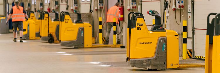 Vozíky Jungheinrich v Coca-Cole