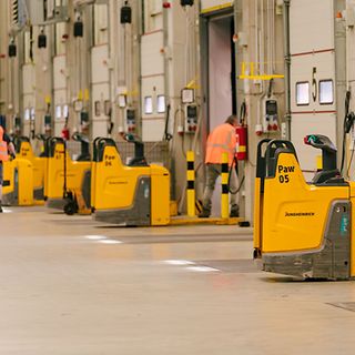 Vozíky Jungheinrich v Coca-Cole