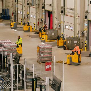 Vozíky Jungheinrich v Coca-Cole