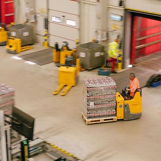 Vozíky Jungheinrich v Coca-Cole