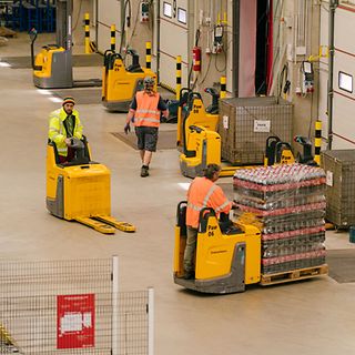 Vozíky Jungheinrich v Coca-Cole