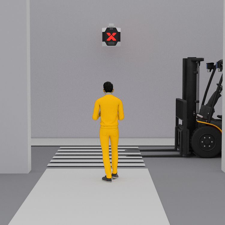 Gyalogos kép - Intelligens kereszteződésfigyelő