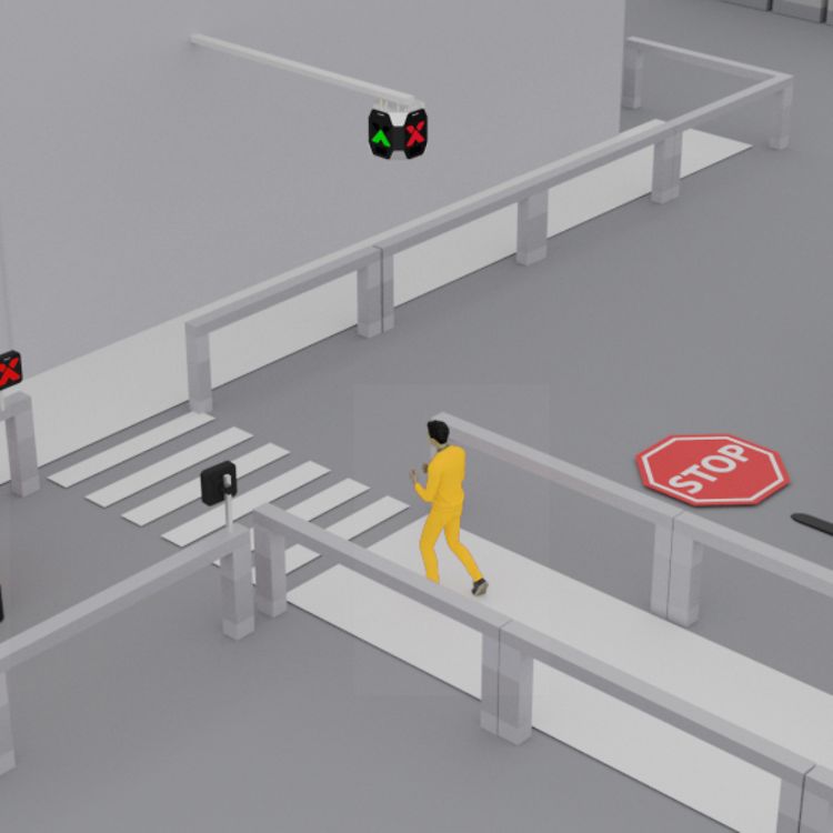 Közlekedési helyzet - Intelligens kereszteződésfigyelő