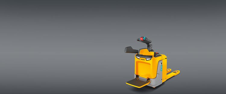 Elektrische transpallet ERE 225 met opklapbaar platform