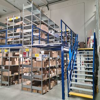 Skladové plošiny a galerie