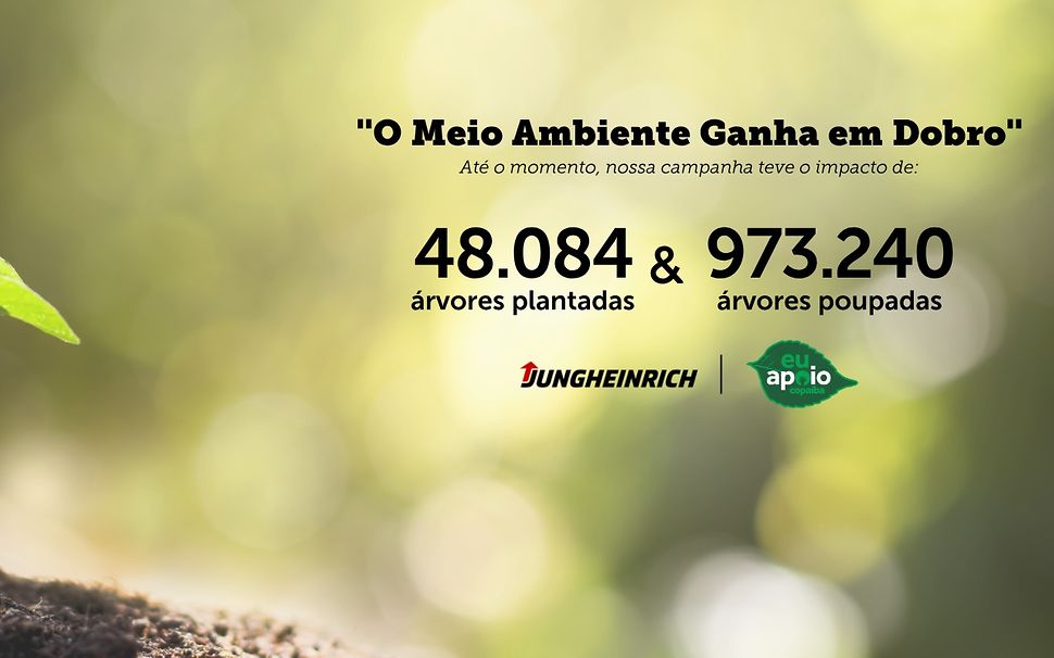 o meio ambiente ganha em dobro