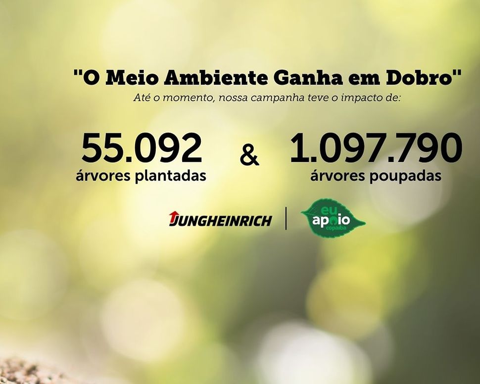 o meio ambiente ganha em dobro