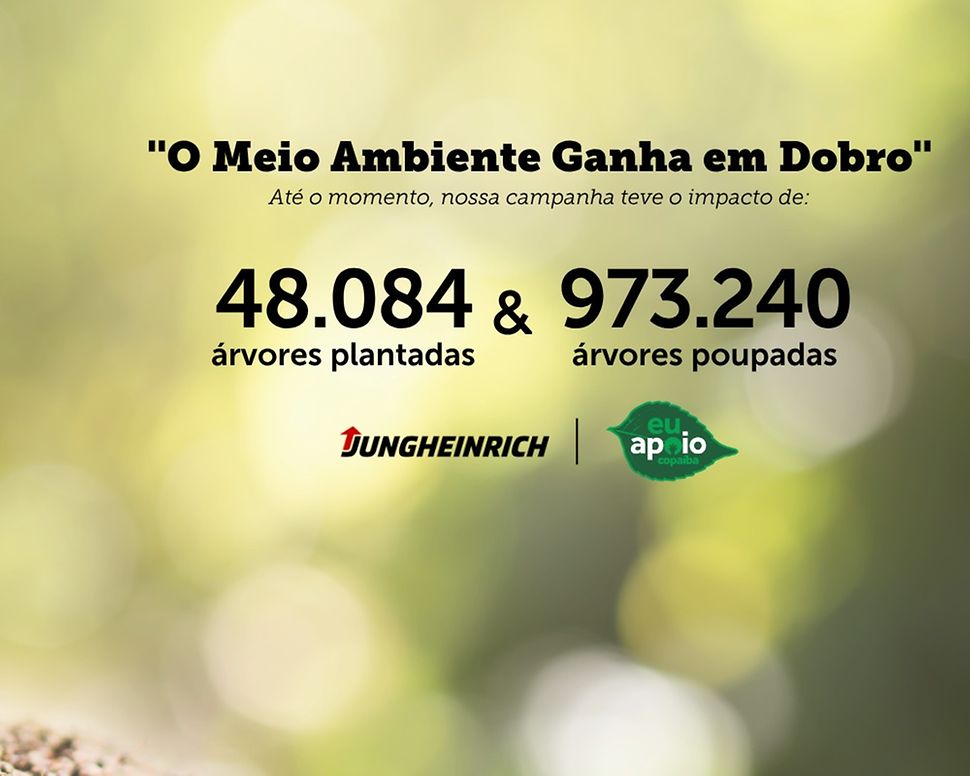 o meio ambiente ganha em dobro