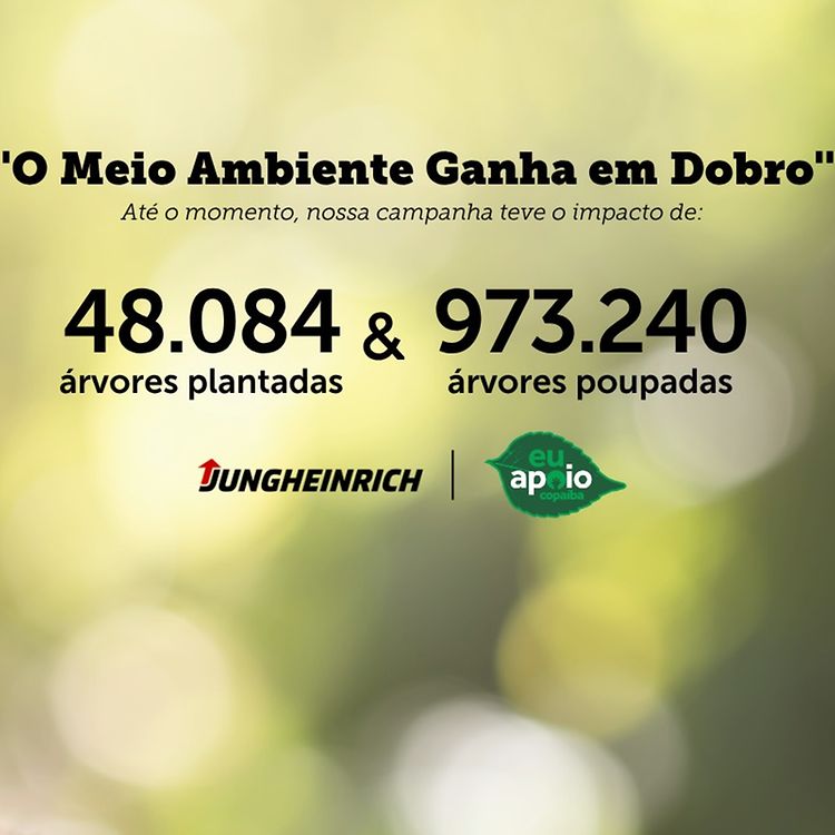 o meio ambiente ganha em dobro