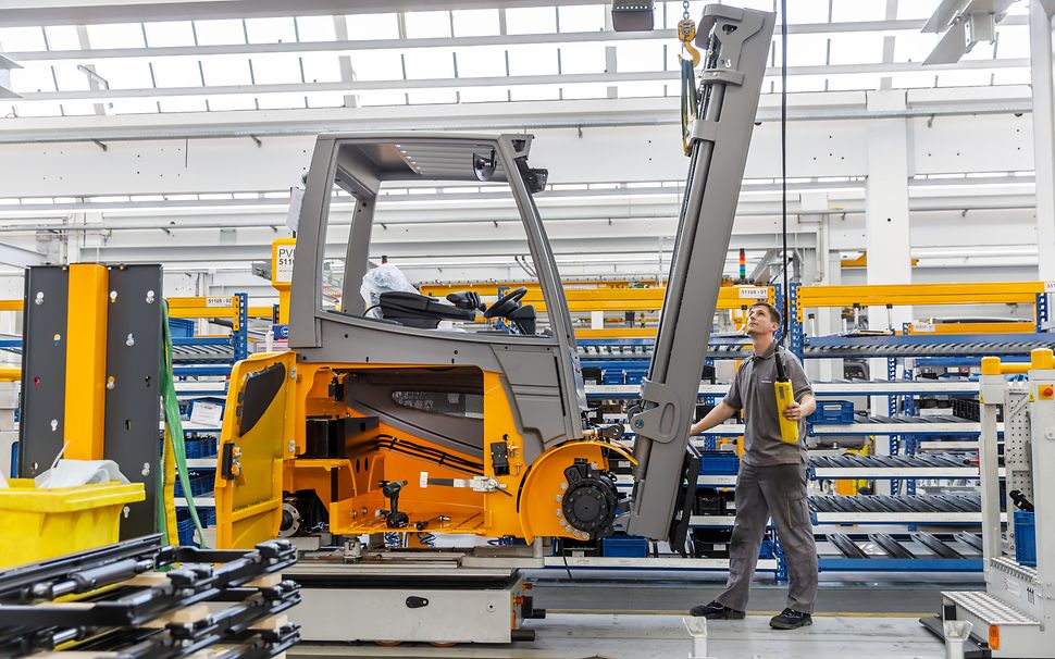 Produktion EFG Werk Moosburg