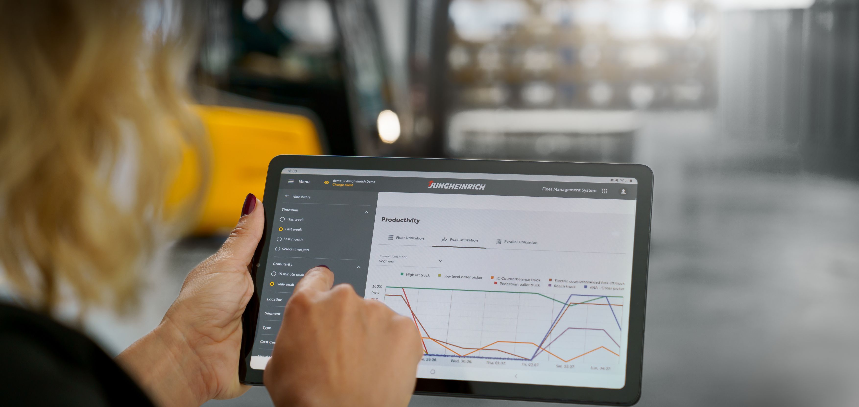 Jungheinrich presents fleet management system