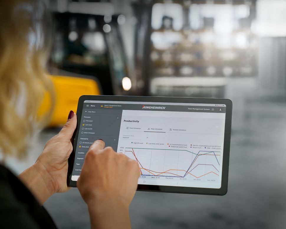 Jungheinrich presents fleet management system