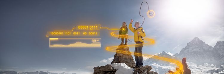 IT marketing campaign mountain climbing