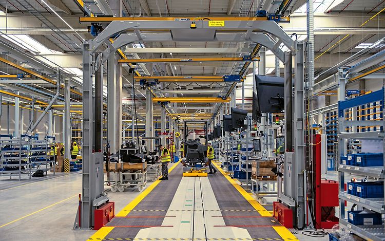 Jungheinrich productie reachtruck ETV 216i in Chomutov