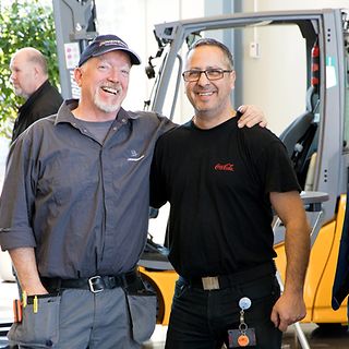 Glade Jungheinrich medarbejdere