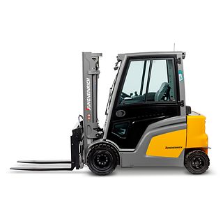 Jungheinrich elektrische vorkheftruck EFG 435 - Zijkant L