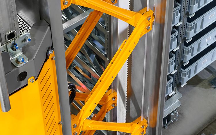 Transstockeur entrepôt miniload profiles d'extrusion