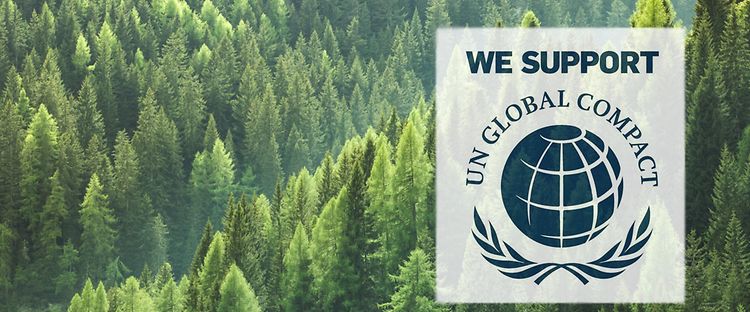 JH UNGC logo metsätaustalla