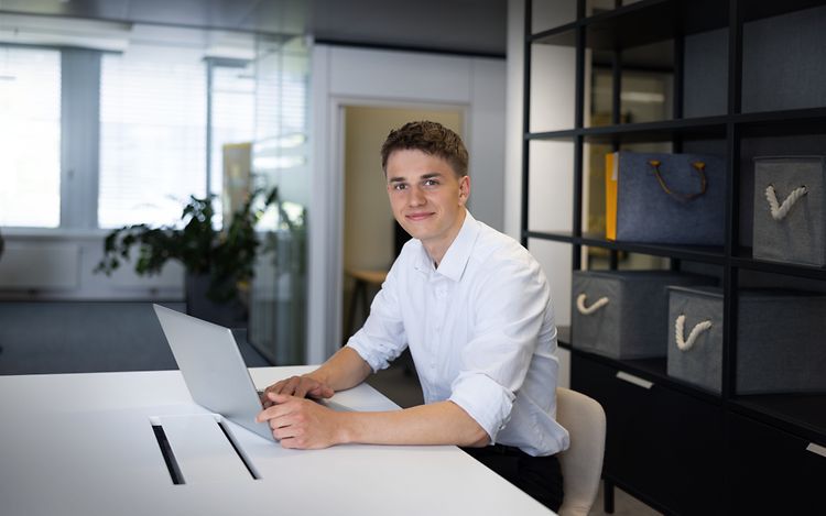 Auszubildender Skiba