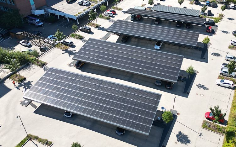 Solarparkplatz
