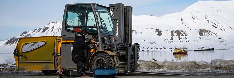 Jungheinrich-service på 78 grader nord - Bring