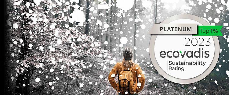 3 peräkkäinen EcoVadis platinatason sertifikaatti | Jungheinrich