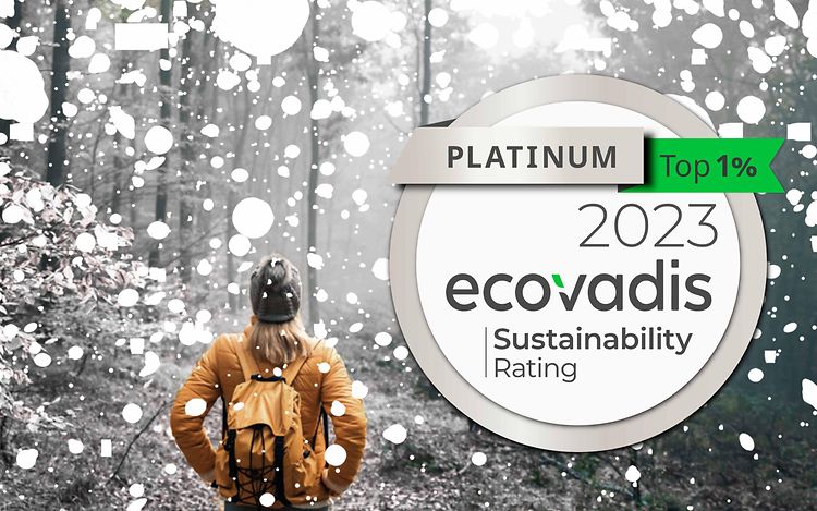 3 peräkkäinen EcoVadis platinatason sertifikaatti | Jungheinrich