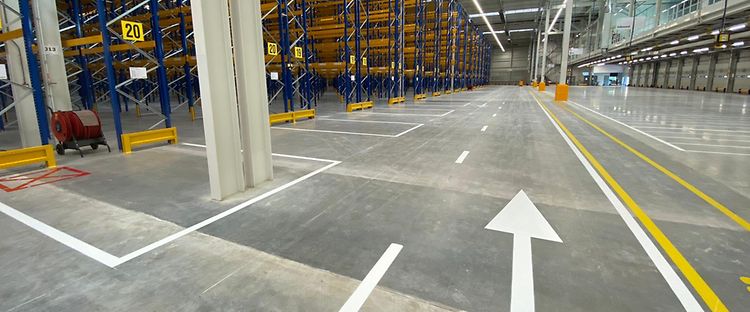 Banner Magazijn belijning