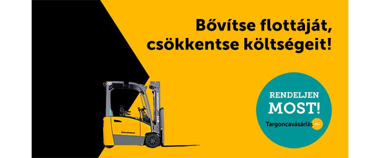 Targoncavásárlás akció nov 2023