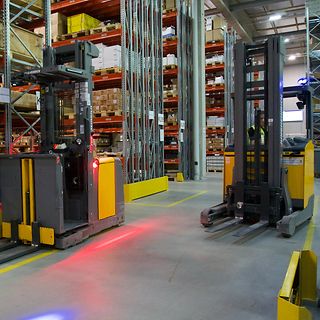 Abloy keräilytrukki ja tönäri