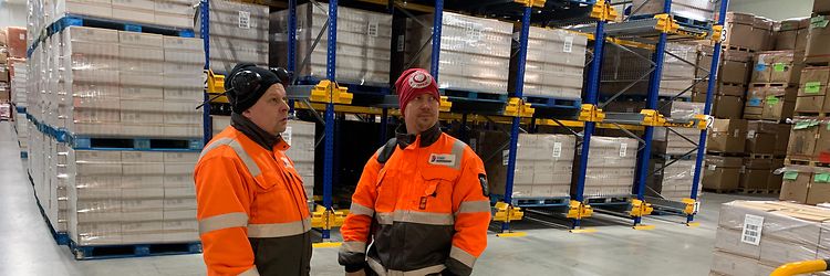 Pakkasmarjan varasto ja Jungheinrichin ratkaisut