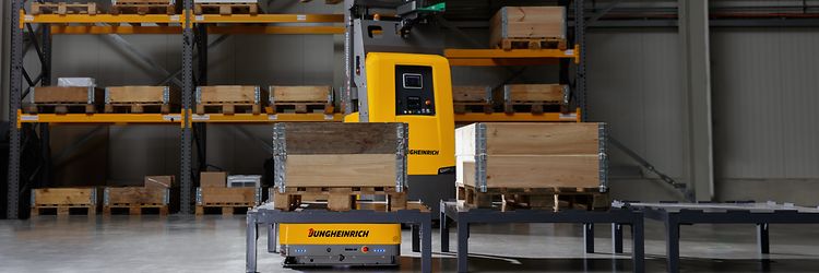 Banner Mobiele robot demo's