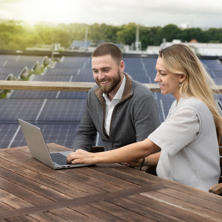 Photovoltaic systems at Jungheinrich roof terrace